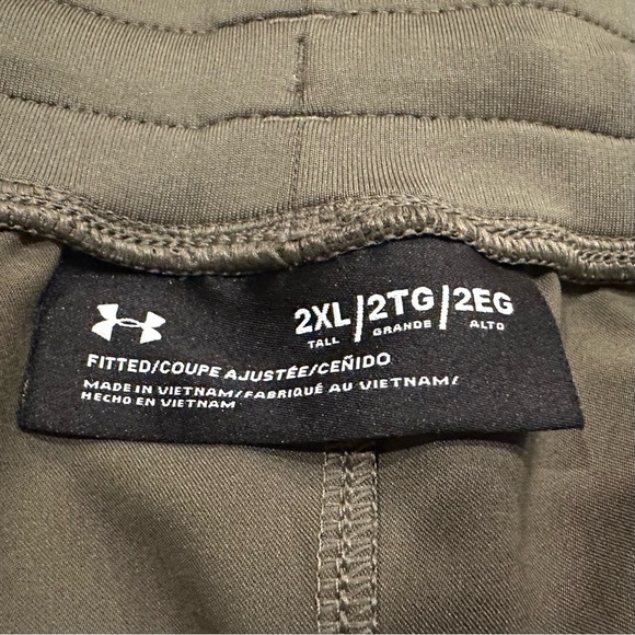 Under Armour Olive Green Joggers 2XL Tall - Picture 7 of 9